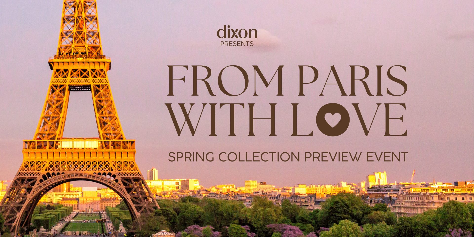 From Paris with Love Event Header